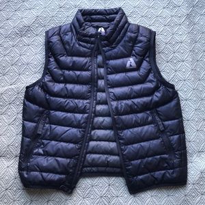 Kids Black Goose Down Vest